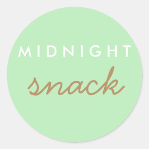 Sticker Snack de minuit Mint Vert Brown