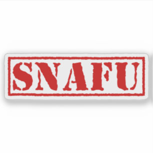 STICKER SNAFU