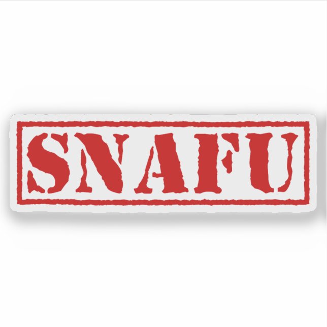 STICKER SNAFU (Devant)