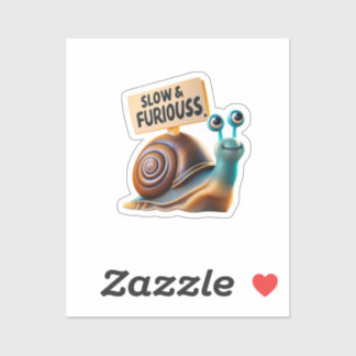 Sticker Snai : "Lent et furieux !"