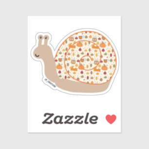 Sticker Snail d'automne