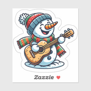 Sticker Snowman Strumland en Wonderland hiver