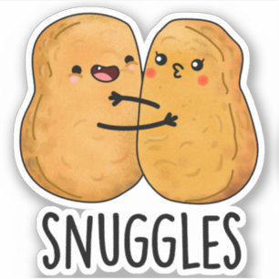 Sticker Snuggys Drôle Nugget Couple Pun