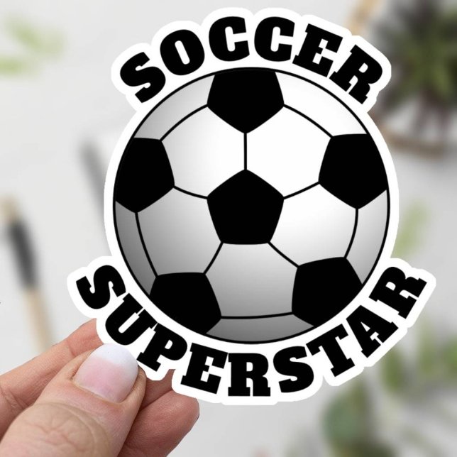 Sticker Soccer Superstar Sports (Soccer Superstar Sticker)