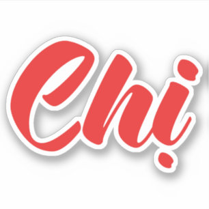 Sticker Soeur Vietnamienne - Chi ~ Tien ng Viêt