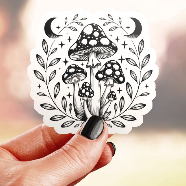 Sticker Soirée aux champignons magiques (Créateur téléchargé)