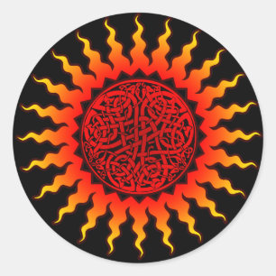Sticker solaire celtique