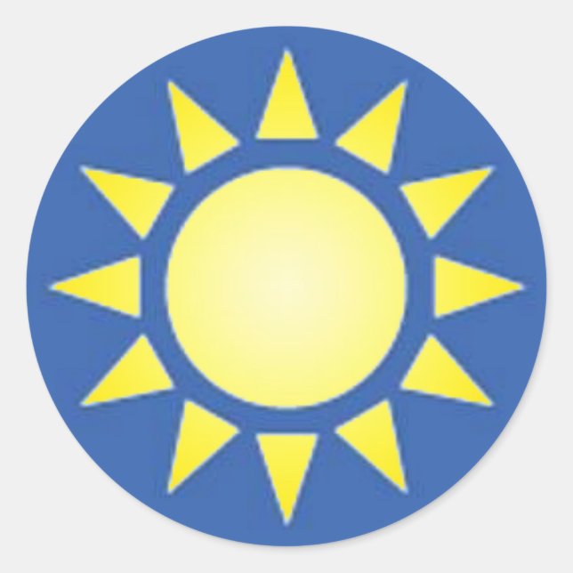 Sticker solaire jaune (Devant)