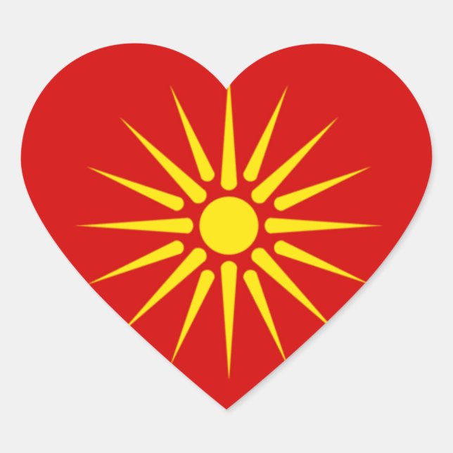 Sticker solaire macédonien (Devant)