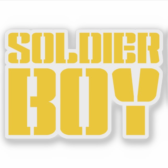 STICKER SOLDIER GARY (Devant)