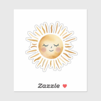 Sticker Soleil tiré