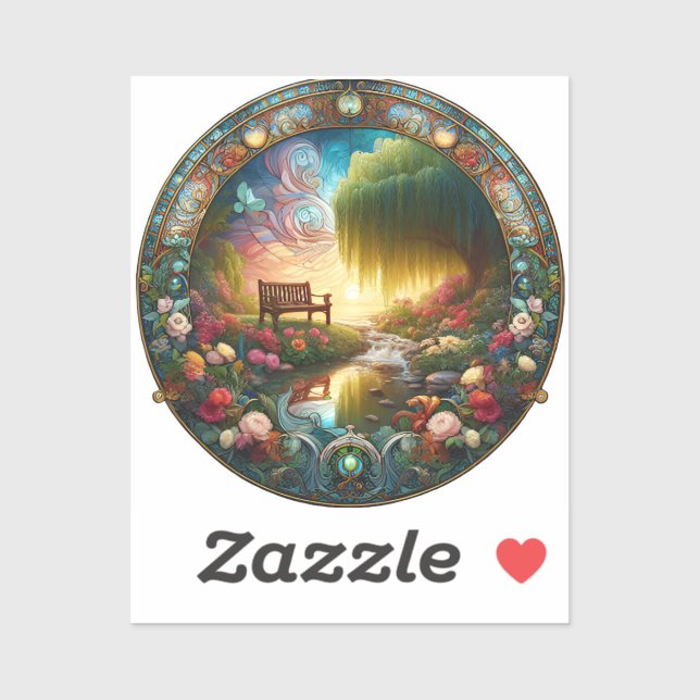 Sticker Solitudes Sanctuaire Une voie céramique vers la ré (Feuille)