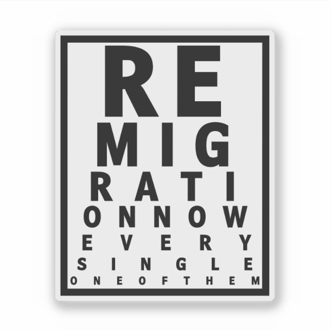 STICKER SOMMES-NOUS AVEUGLES? (Devant)