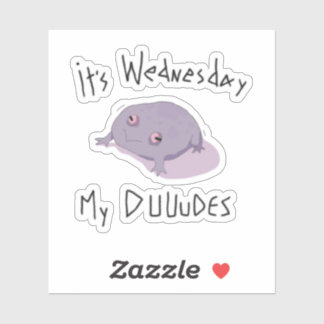 STICKER SON MERCREDI MON DUUDES