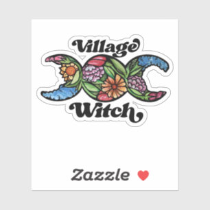 Sticker Sorcière de village