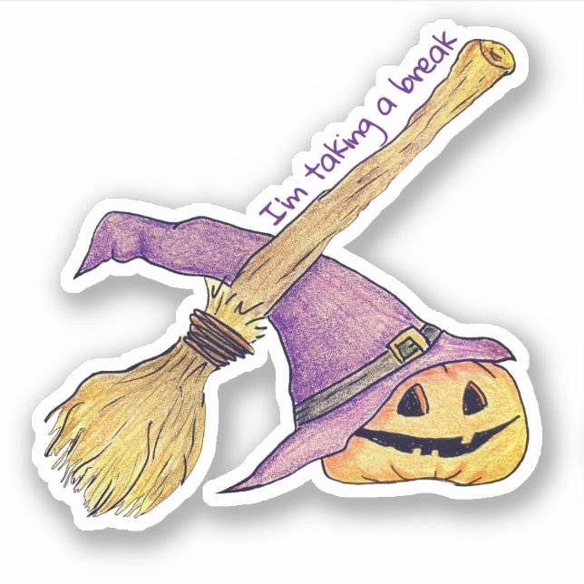 Sticker Sorcières d'Halloween (Devant)