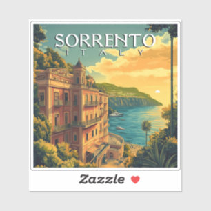 Sticker Sorrente Italie - Véritable paysage urbain