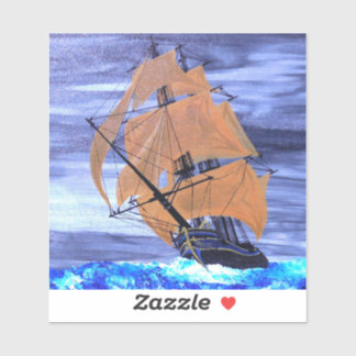 Sticker Sortir de la tempête