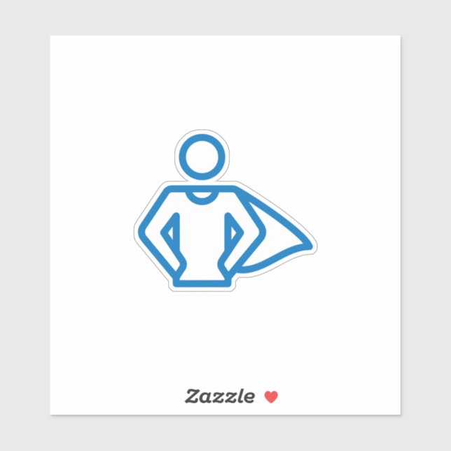 Sticker Souhaitez que les Granters soient des super-héros  (Feuille)