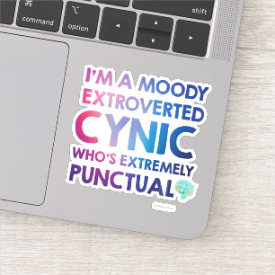 Sticker Soul  22 - Je suis une Moody Extroverted Cynic