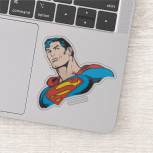 Sticker Sourire affecté de buste de Superman