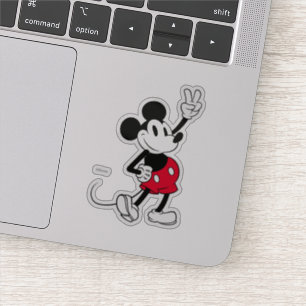 Sticker Souris classique Mickey   Cool au-delà des année