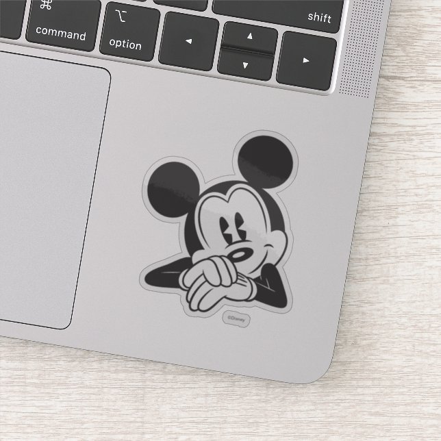 Sticker Souris classique Mickey | Portrait mou (Détail)