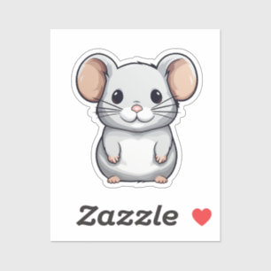 Sticker souris de dessin