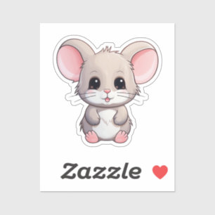 Sticker souris de dessin