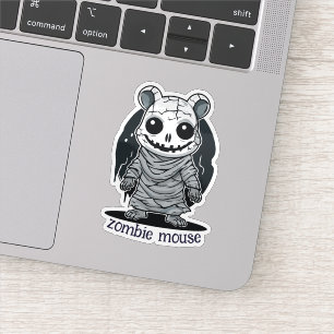 Sticker Souris Zombie