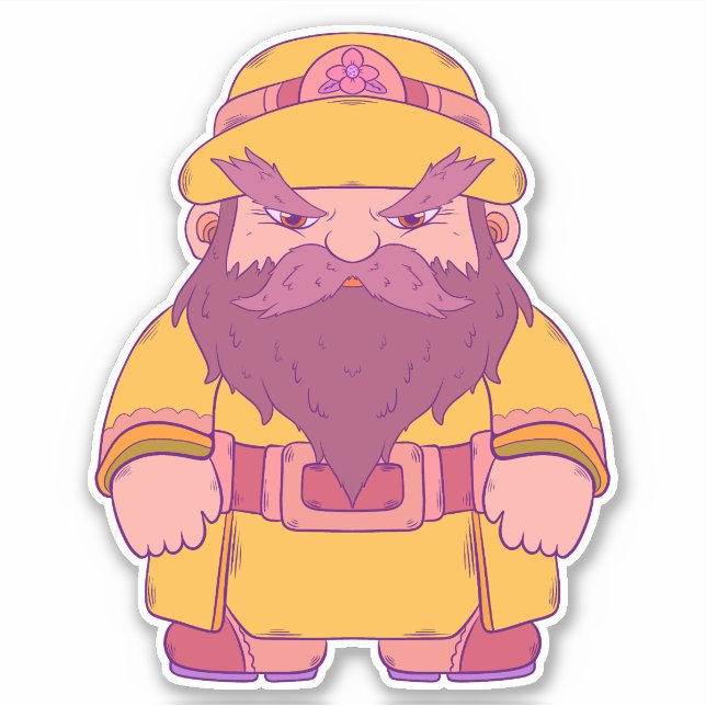 Sticker Sous la pluie (Devant)