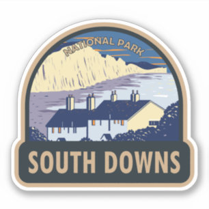 Sticker South Downs National Park Sept Soeurs Angleterre
