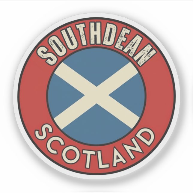 Sticker Southdean, Écosse (Devant)