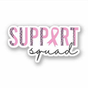 Sticker Soutien Équipe Cancer du sein, Cancer de l'équipe
