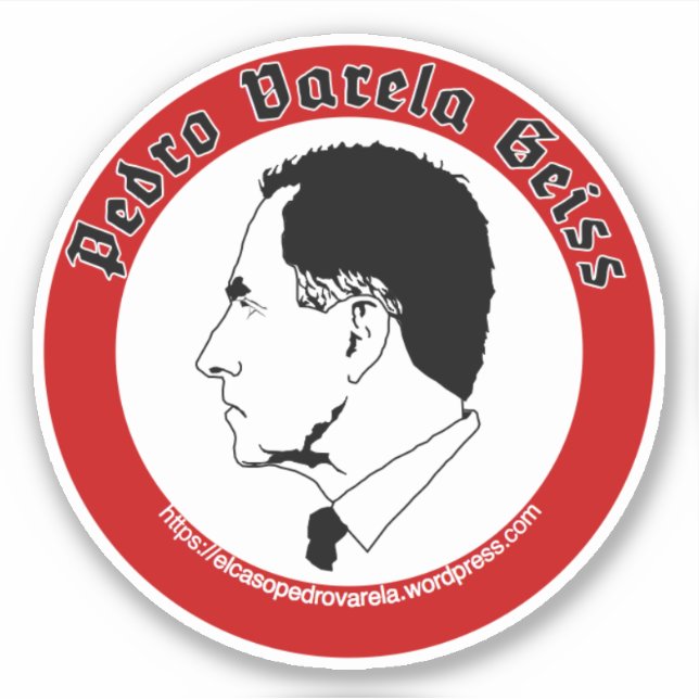 Sticker Soutien Pedro Varela (Devant)