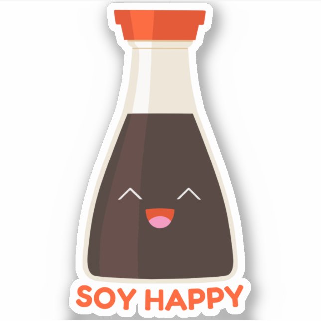 Sticker Soy Happy Jote Foodie (Devant)