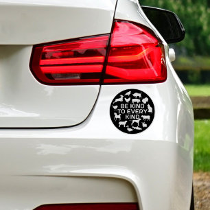 Sticker Soyez Gentil À Tous Les Types, L'Activisme Végétal