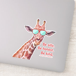 Sticker Soyez Silencieux Soyez Honnête Soyez Gentil Devis 
