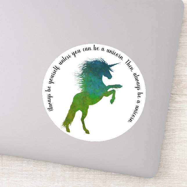 Sticker Soyez toujours vous-même, à moins que vous ne puis (Détail)