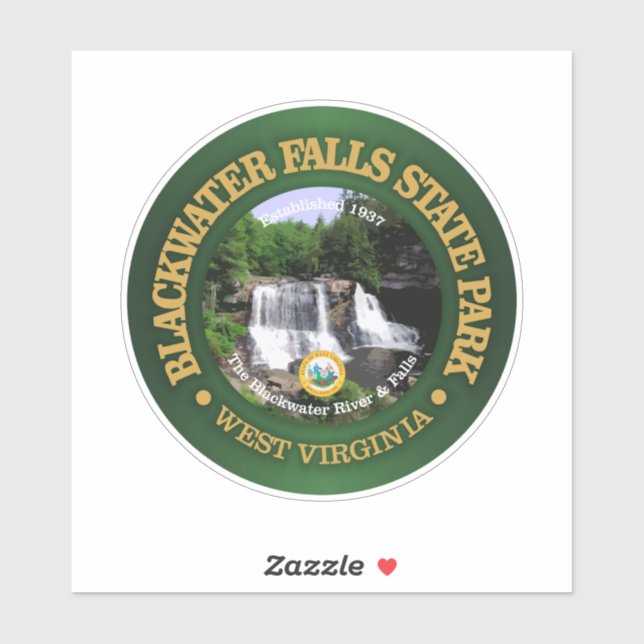 Sticker SP Blackwater Falls (Feuille)