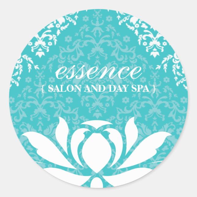 Sticker Spa de jour et fleur Lotus Classy (Devant)