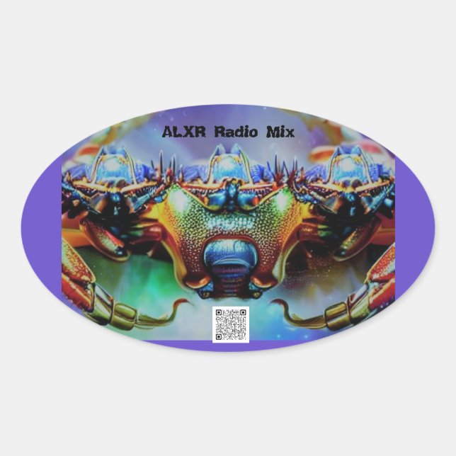 Sticker Space Crab 2 (Devant)