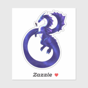 Sticker Space Dragon Draco
