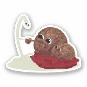 Sticker Spaghetti Rencontre Boules