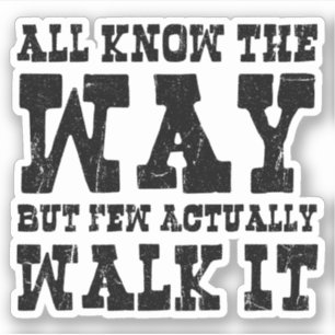 Sticker Spaghetti Western Style Bouddhisme Zen