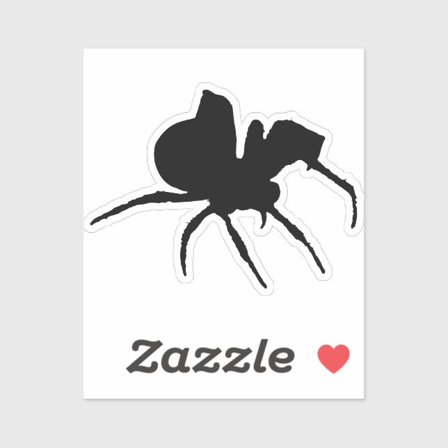 Sticker Spider Éffrayant Halloween (Feuille)