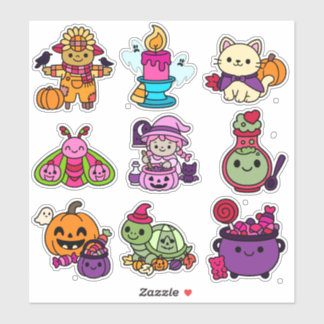 Sticker Spooky & Sweet : Pack d'autocollants Halloween