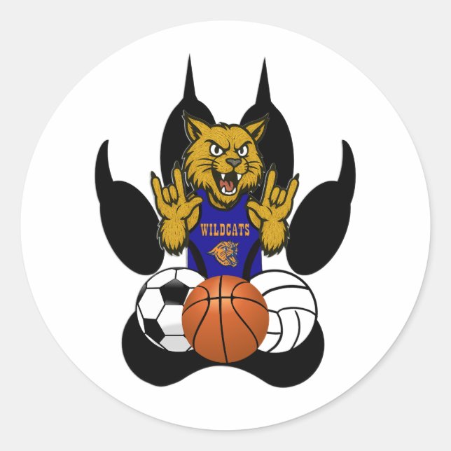 STICKER SPORTIF RSD WILDCATS (Devant)