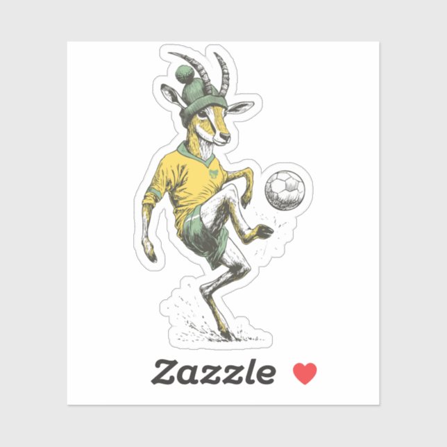 Sticker Springbok Star Striker (Feuille)