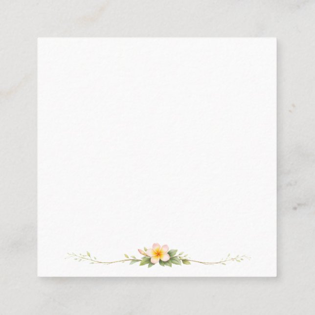 Sticker Square Business Card (Back)